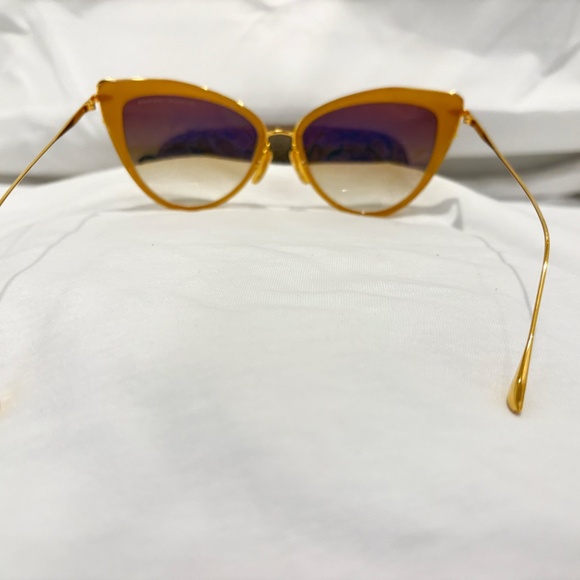 NEW! DITA HEARTBREAKER 22025-C-BRN-GLD;  GOLD & BROWN FRAME W/ GOLD FLASH LENS - Picture 6 of 8